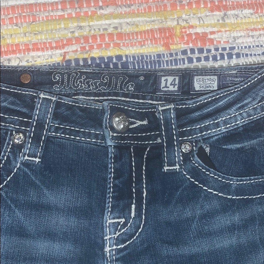 Miss Me Kid's size 14 skinny jeans